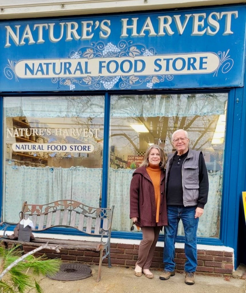Michael and Diane, the new owners of Nature's Harvest
